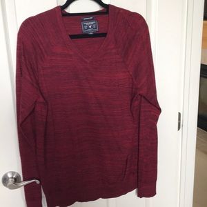 American eagle red sweater